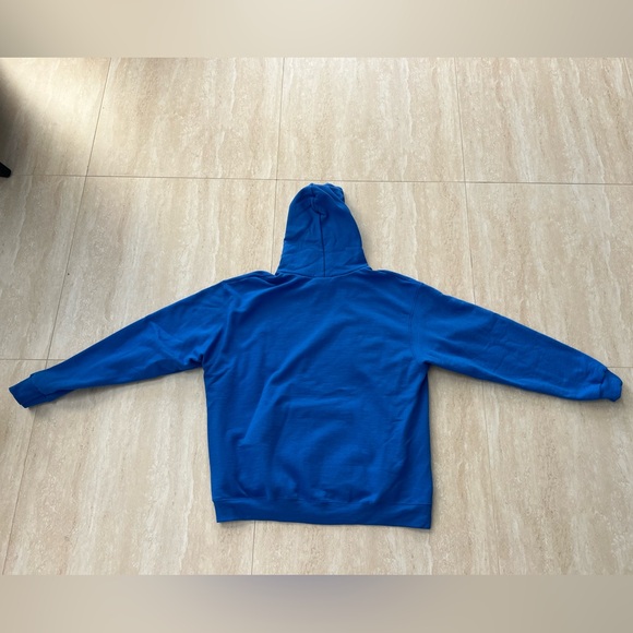 Extra Large Blue AEPI Hoodie with Yellow Lettering - Picture 3 of 3